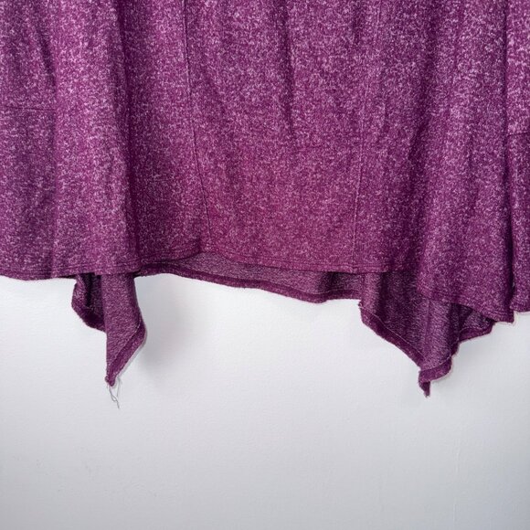 Simply Vera Vera Wang Womens Long Sleeve Asymmetrical Hem Top M - Picture 7 of 8